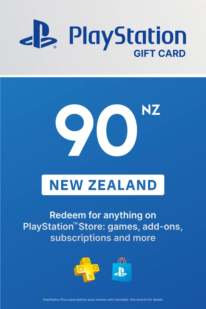 PlayStation Store 90 NZD Gift Card (New Zealand) - Digital Key