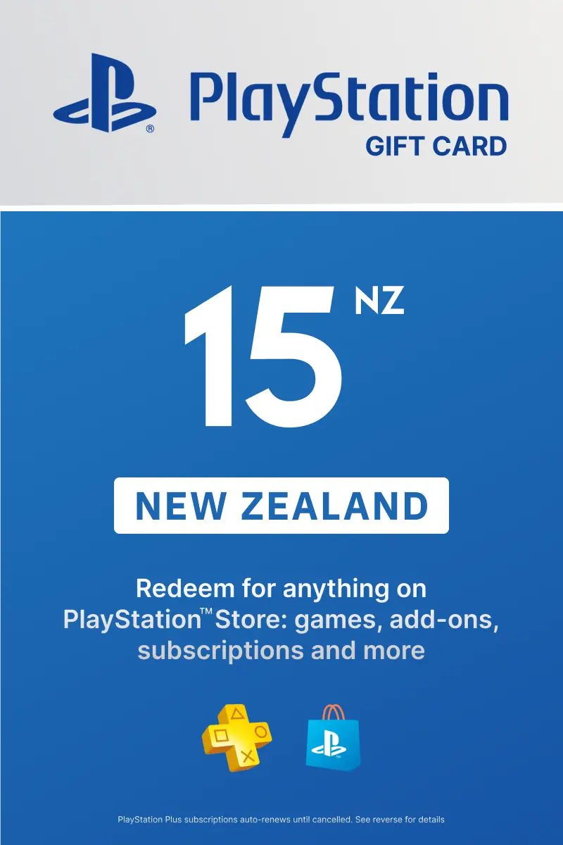 PlayStation Store 15 NZD Gift Card (New Zealand) - Digital Key