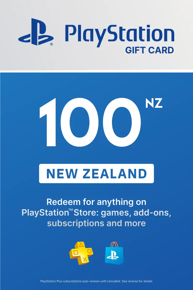 PlayStation Store 100 NZD Gift Card (New Zealand) - Digital Key