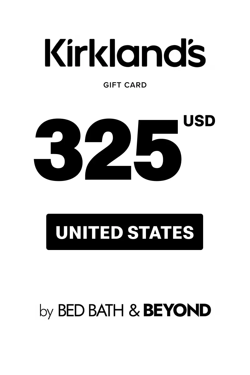 Kirkland's 325 USD Gift Card (United States) - Digital Key