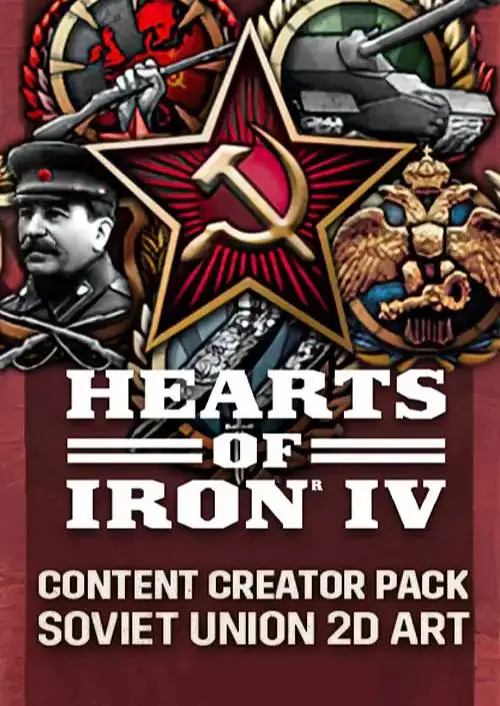 Hearts of Iron IV Content Creator Pack - Soviet Union 2D Art DLC (Global) (PC / Mac / Linux) - Steam - Digital Key