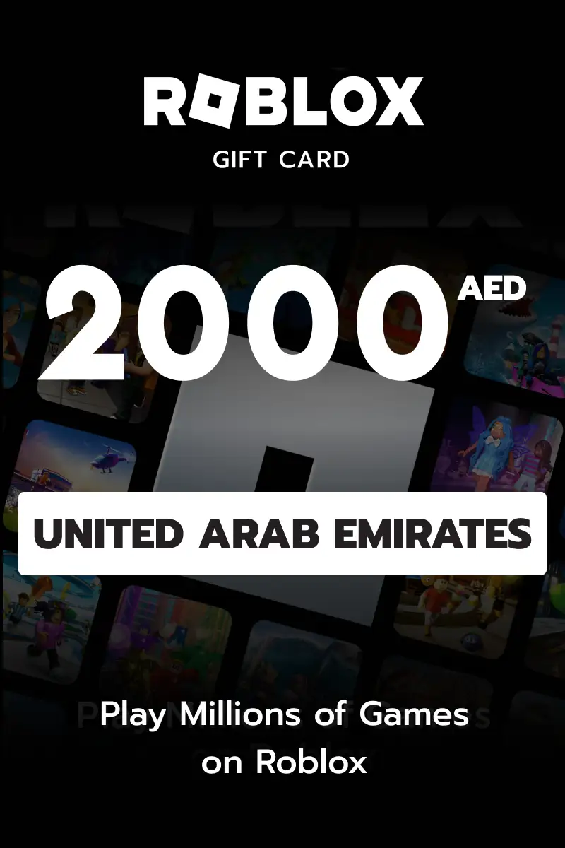 Roblox 2000 AED Gift Card (United Arab Emirates) - Digital Key