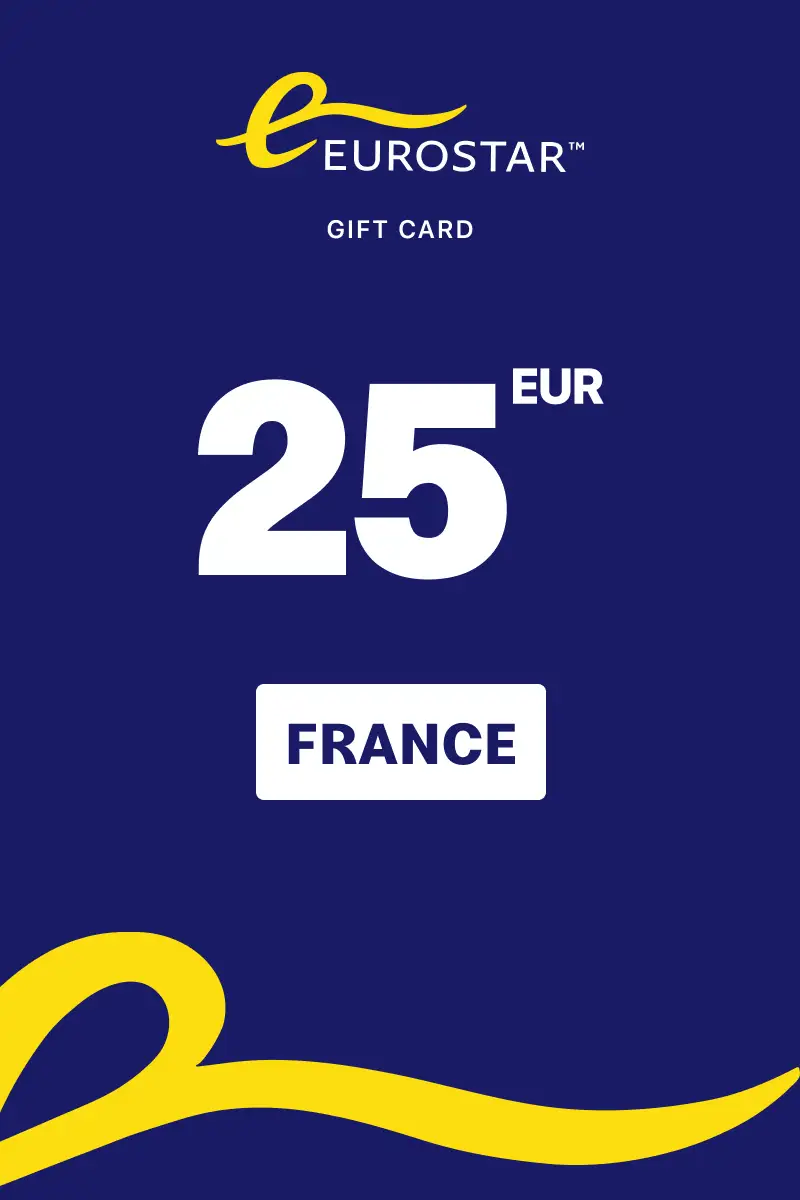 Eurostar 25 EUR Gift Card (France) - Digital Key