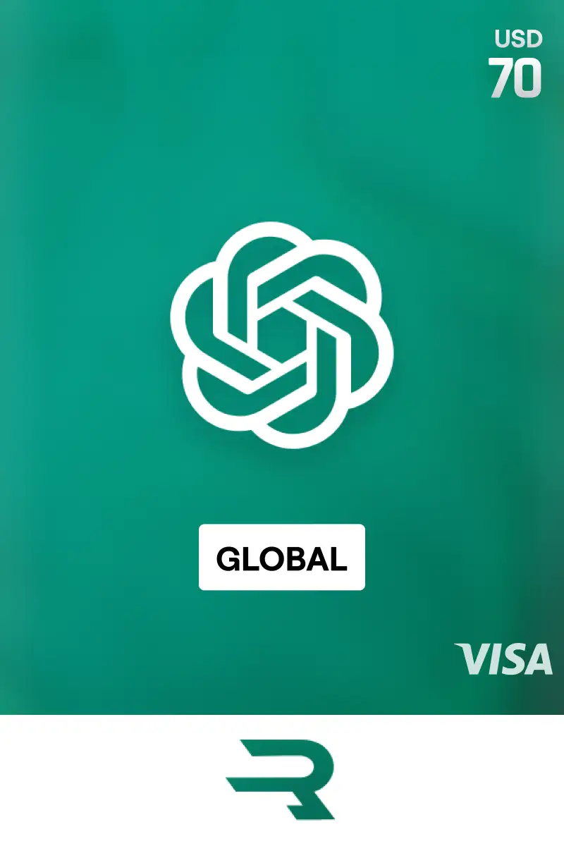 Rewarble ChatGPT 70 USD Gift Card (Global) - Rewarble - Digital Key