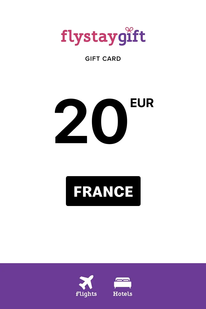 Flystay Gift 20 EUR Gift Card (France) - Digital Key
