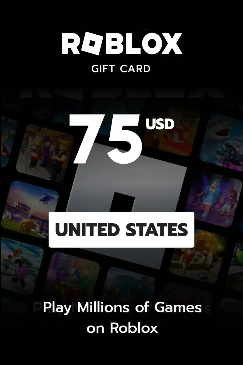 Roblox 75 USD Gift Card (United States) - Digital Key