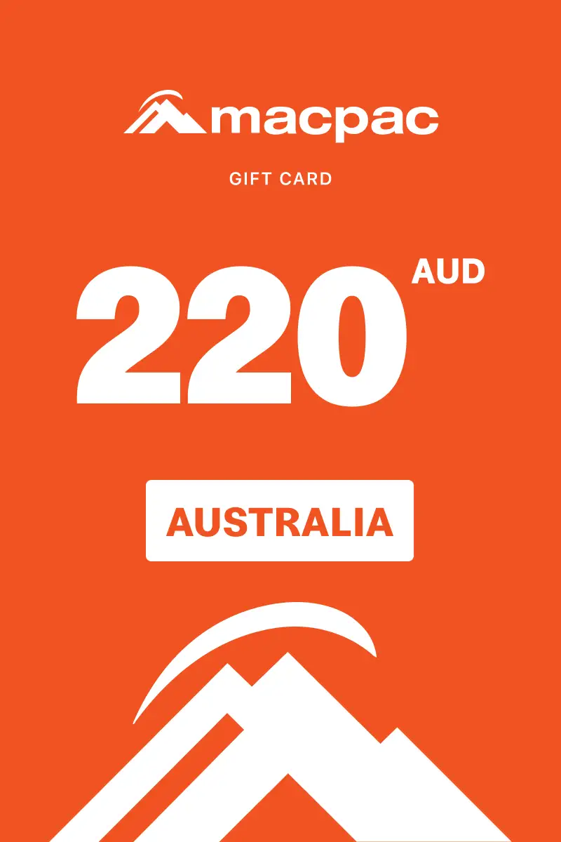 Macpac 220 AUD Gift Card (Australia) - Digital Key