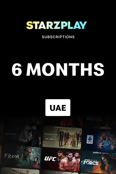 STARZPLAY Subscription 6 Months (United Arab Emirates) - Digital Key