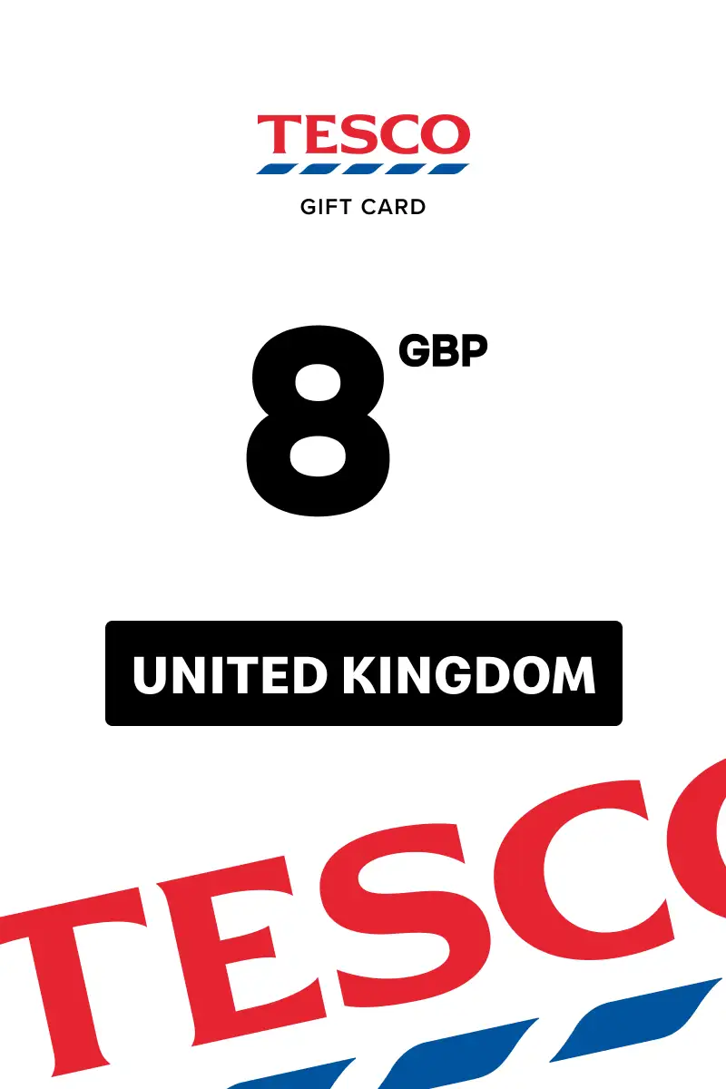 Tesco 8 GBP Gift Card (United Kingdom) - Digital Key