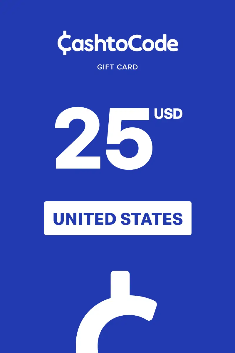CashtoCode 25 USD Gift Card (United States) - Digital Key