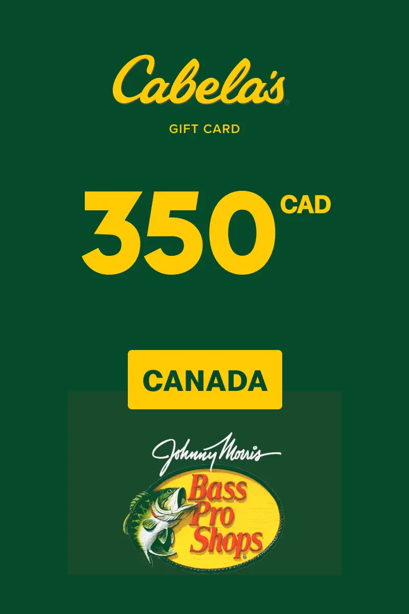 Cabela's 350 CAD Gift Card (Canada) - Digital Key