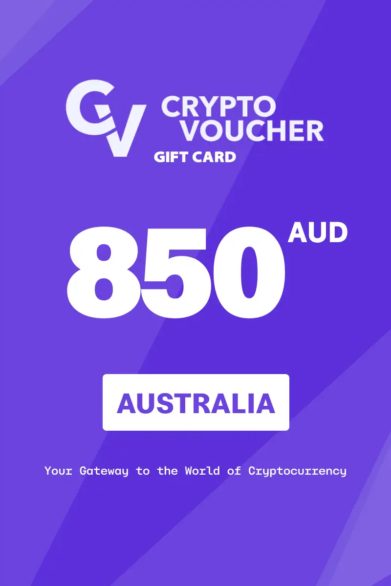 Crypto Voucher 850 AUD Gift Card (Australia) - Digital Key