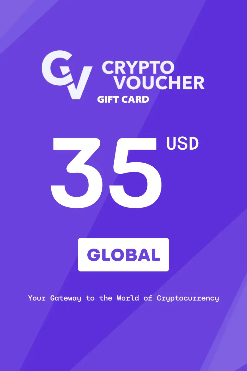 Crypto Voucher 35 USD Gift Card (Global) - Digital Key
