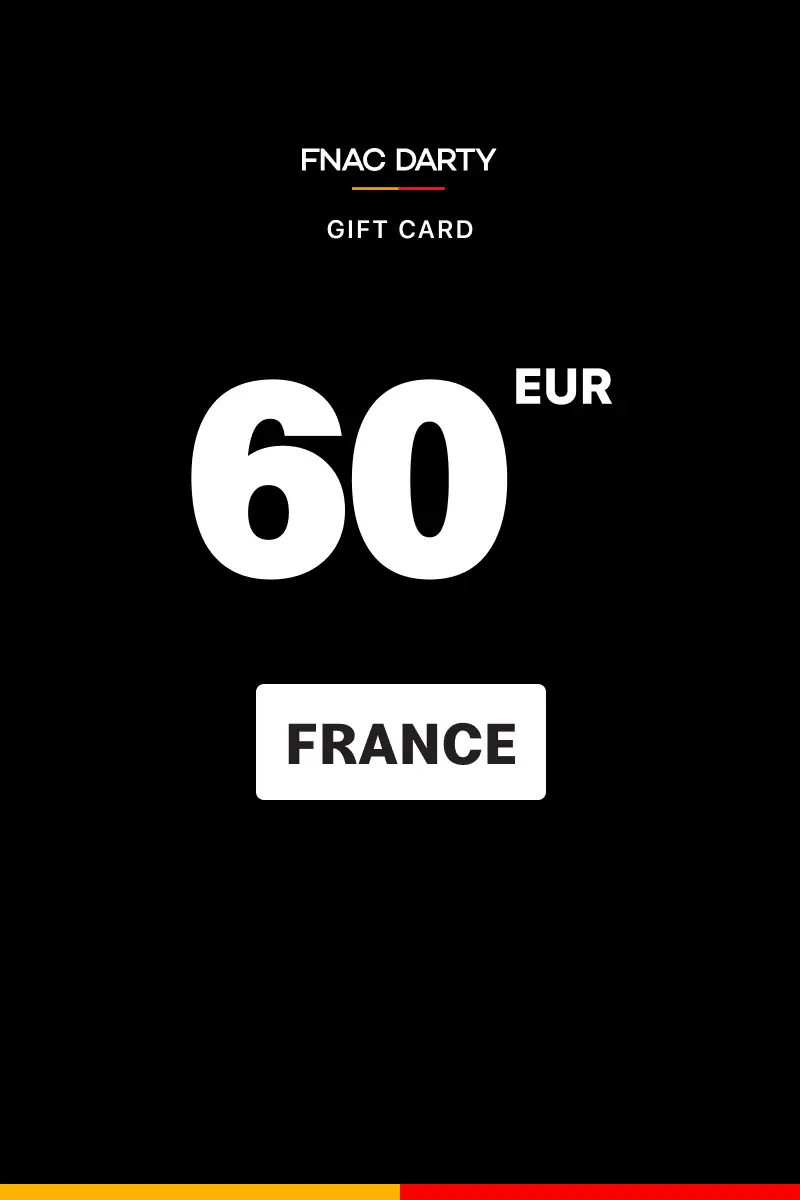 Fnac Darty 60 EUR Gift Card (France) - Digital Key