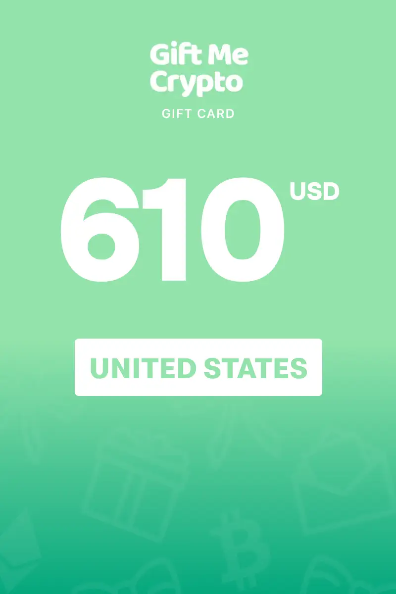 Gift Me Crypto (ETH) 610 USD Gift Card (United States) - Digital Key