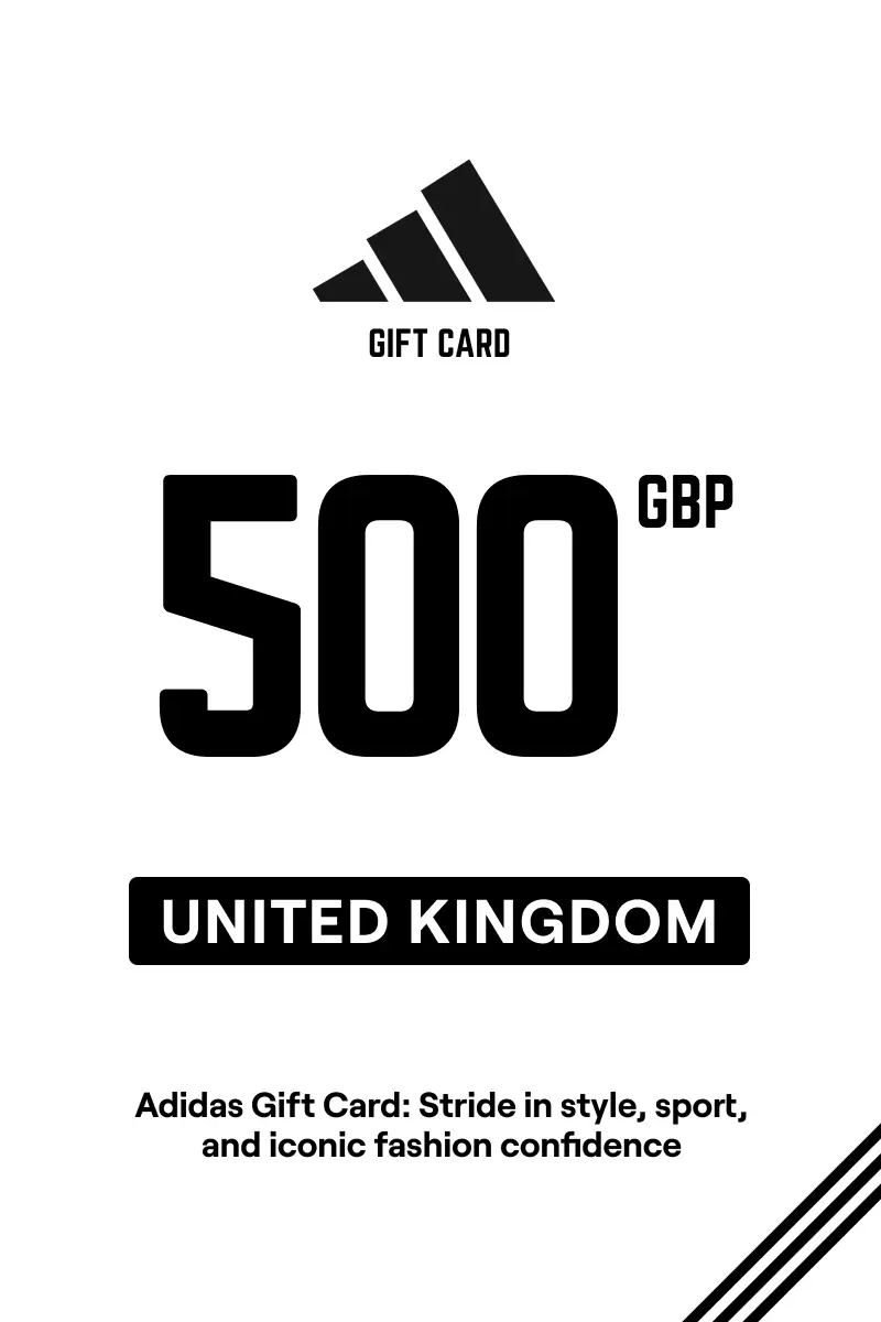 Adidas 500 GBP Gift Card (United Kingdom) - Digital Key