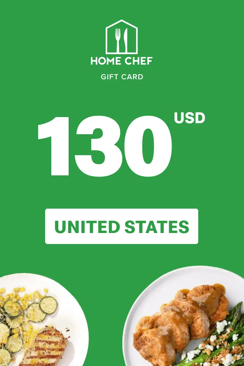 Home Chef 130 USD Gift Card (United States) - Digital Key
