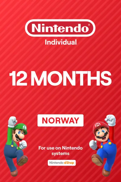 Nintendo Switch Online 12 Months Individual Membership (Norway) - Digital Key