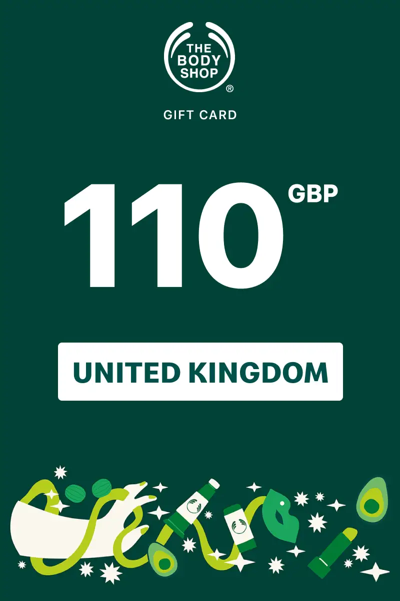 The Body Shop 110 GBP Gift Card (United Kingdom) - Digital Key