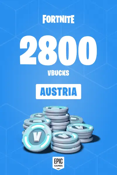 Fortnite - 2800 V-Bucks Card (Austria) - Digital Key