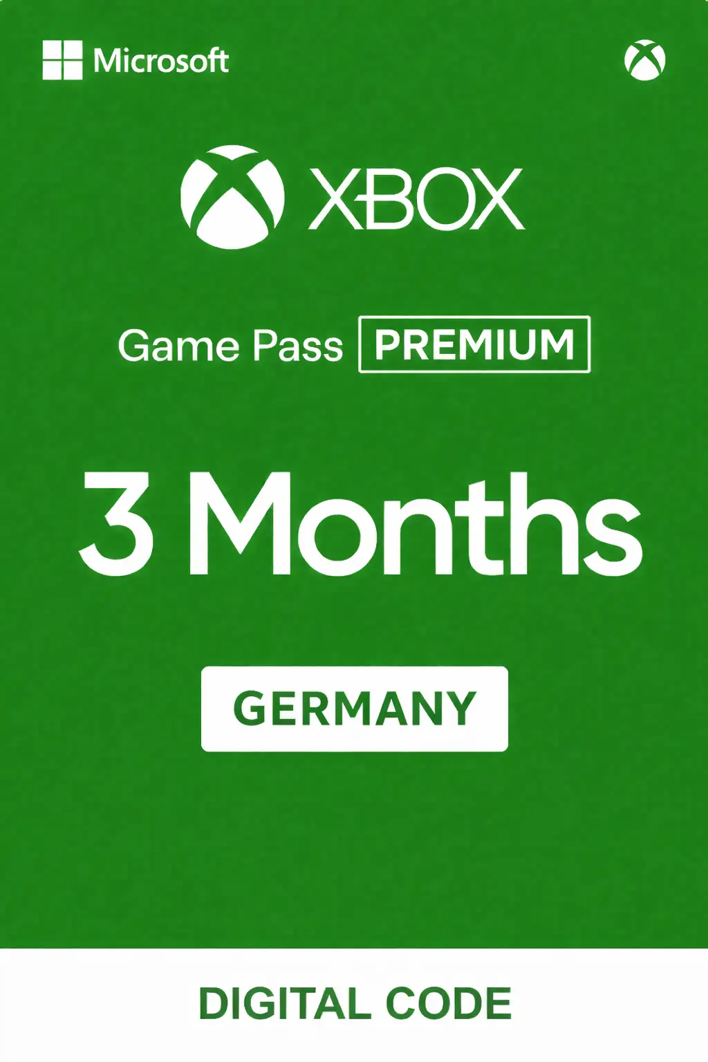 Xbox Game Pass (Premium) 3 Months (Germany) - Xbox Live - Digital Key