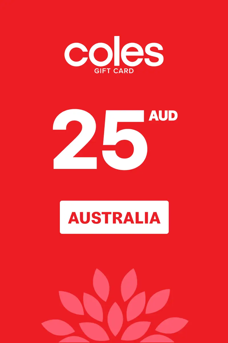 Coles 25 AUD Gift Card (Australia) - Digital Key