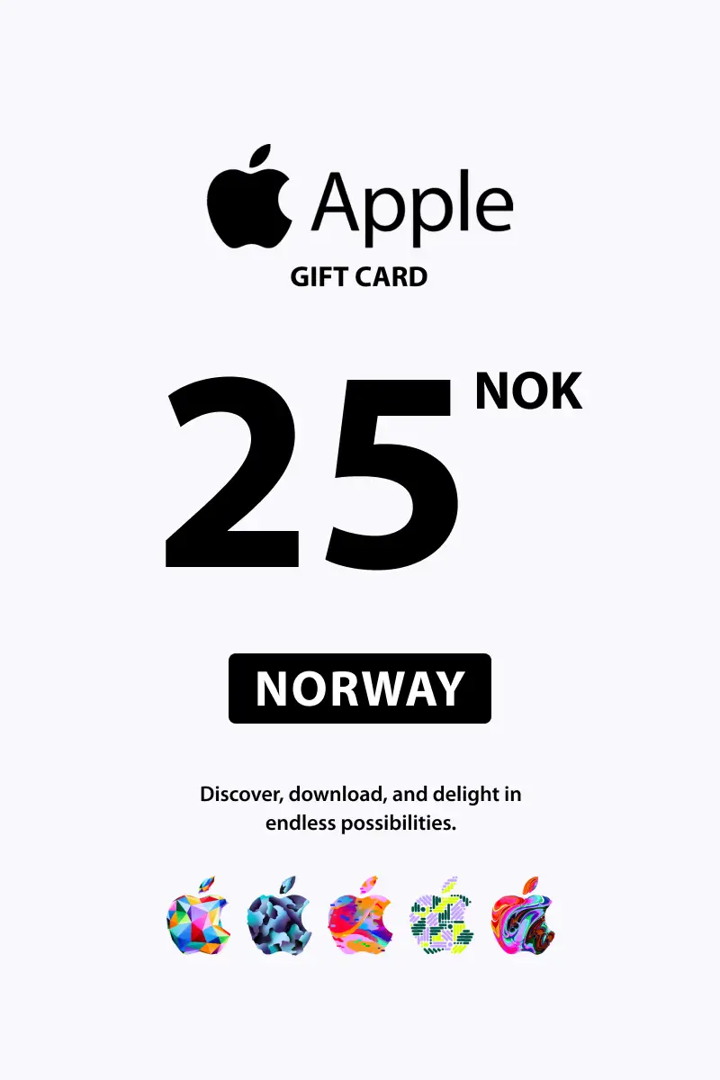 Apple 25 NOK Gift Card (Norway) - Digital Key