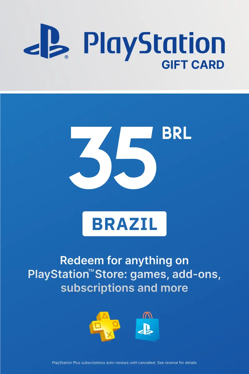 PlayStation Store 35 BRL Gift Card (Brazil) - Digital Key