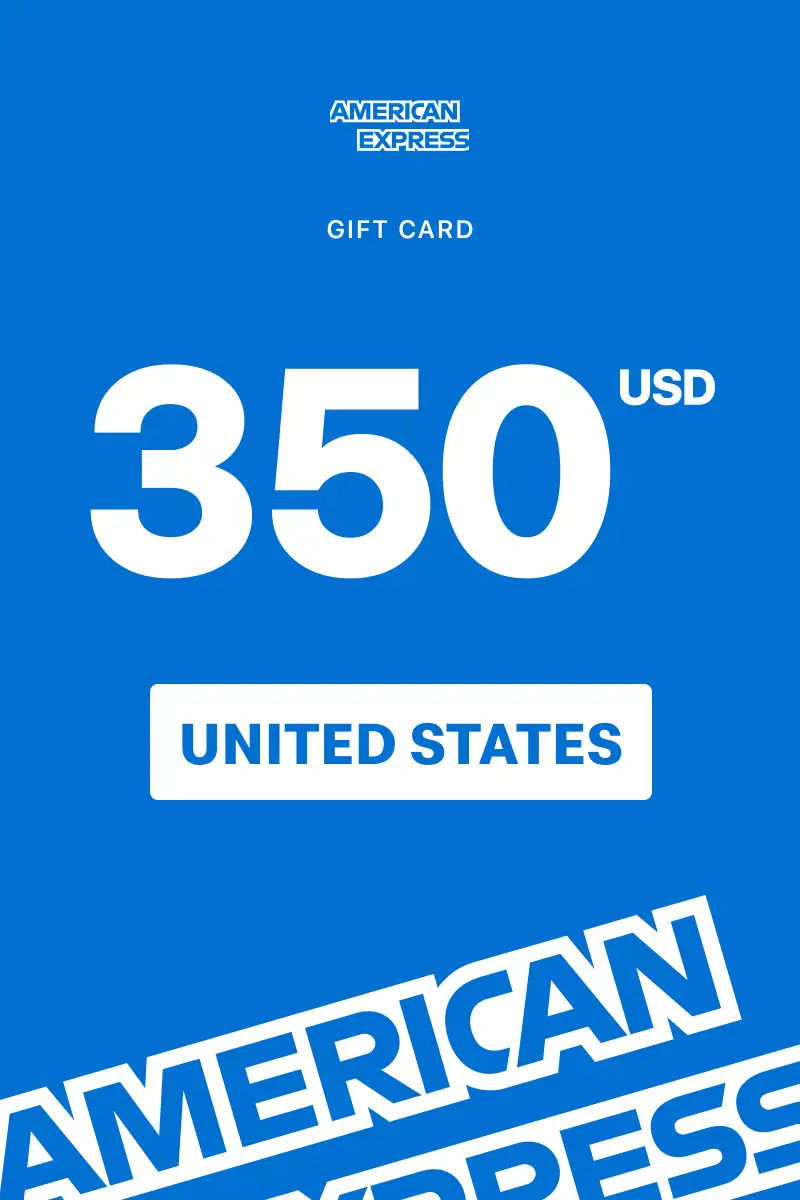 American Express 350 USD Gift Card (United States) - Digital Key