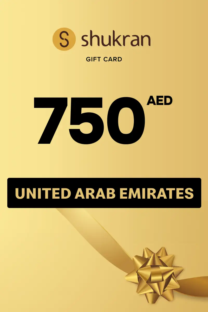 Shukran 750 AED Gift Card (United Arab Emirates) - Digital Key