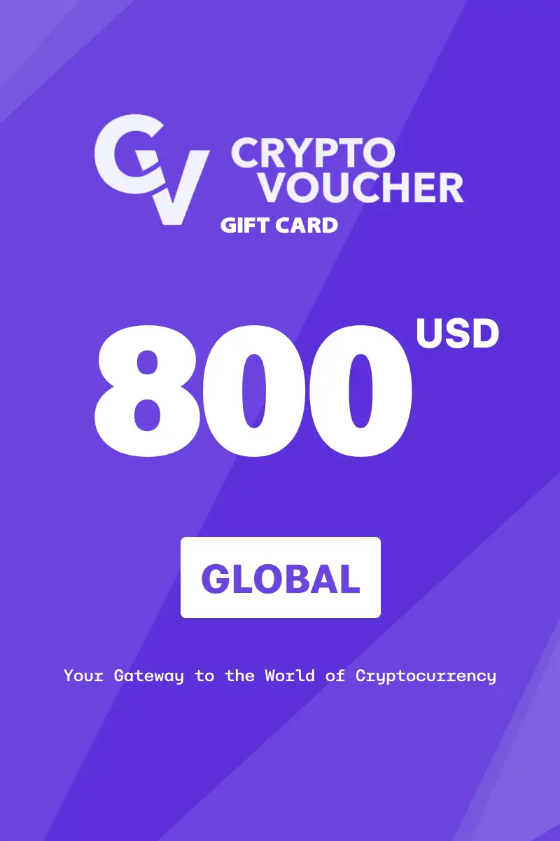 Crypto Voucher (ETH) 800 USD Gift Card (Global) - Digital Key