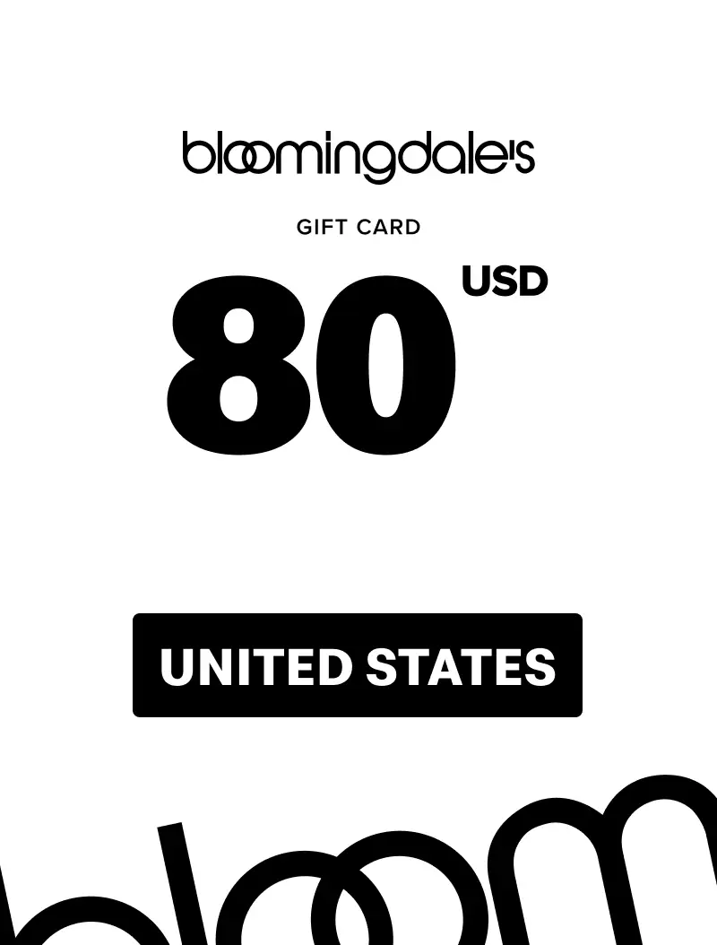Bloomingdale's 80 USD Gift Card (United States) - Digital Key