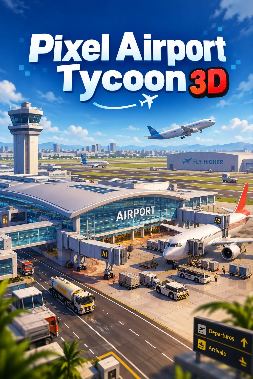Pixel Airport Tycoon 3D (Global) (PC) - Steam - Digital Key