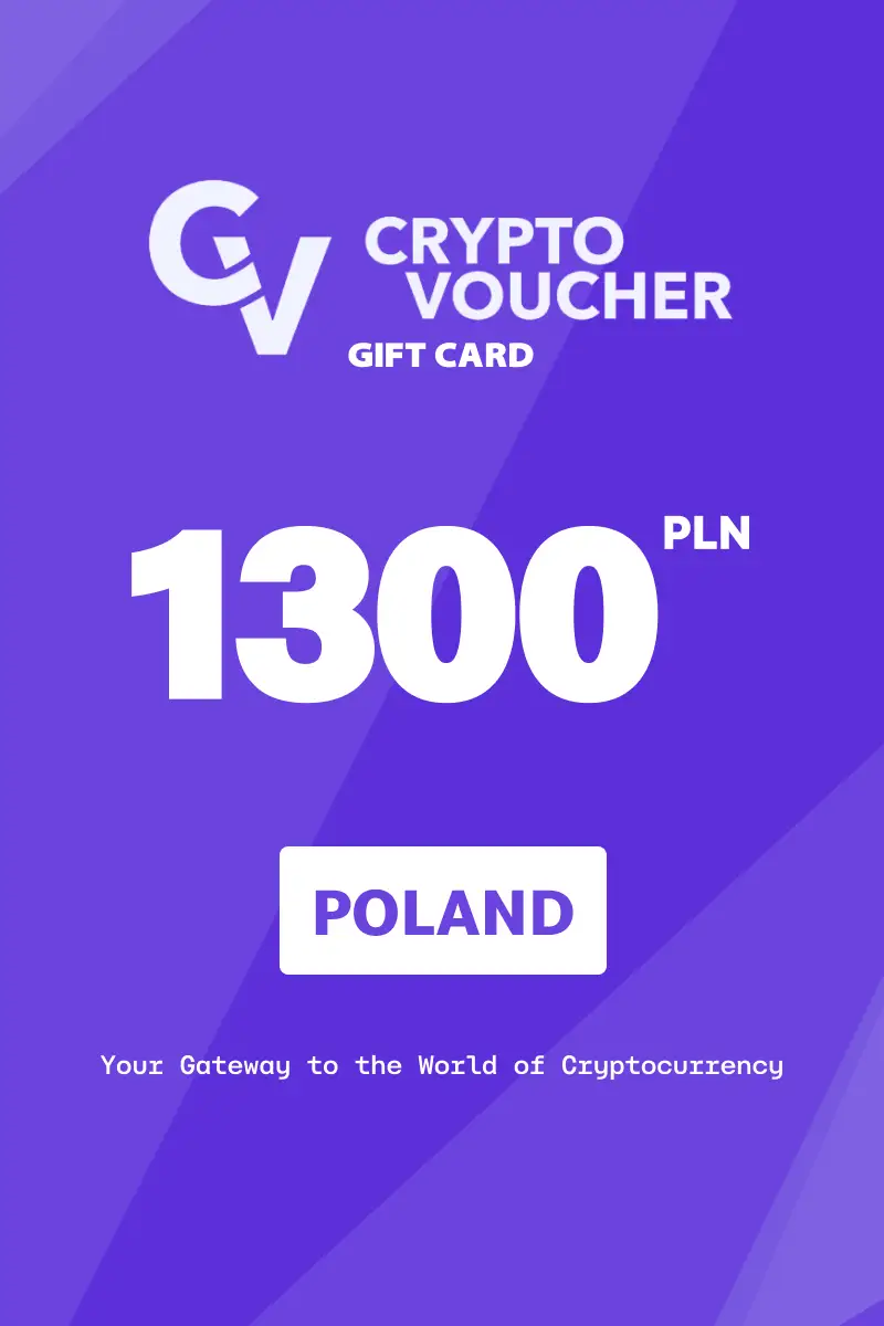 Crypto Voucher 1300 PLN Gift Card (Poland) - Digital Key
