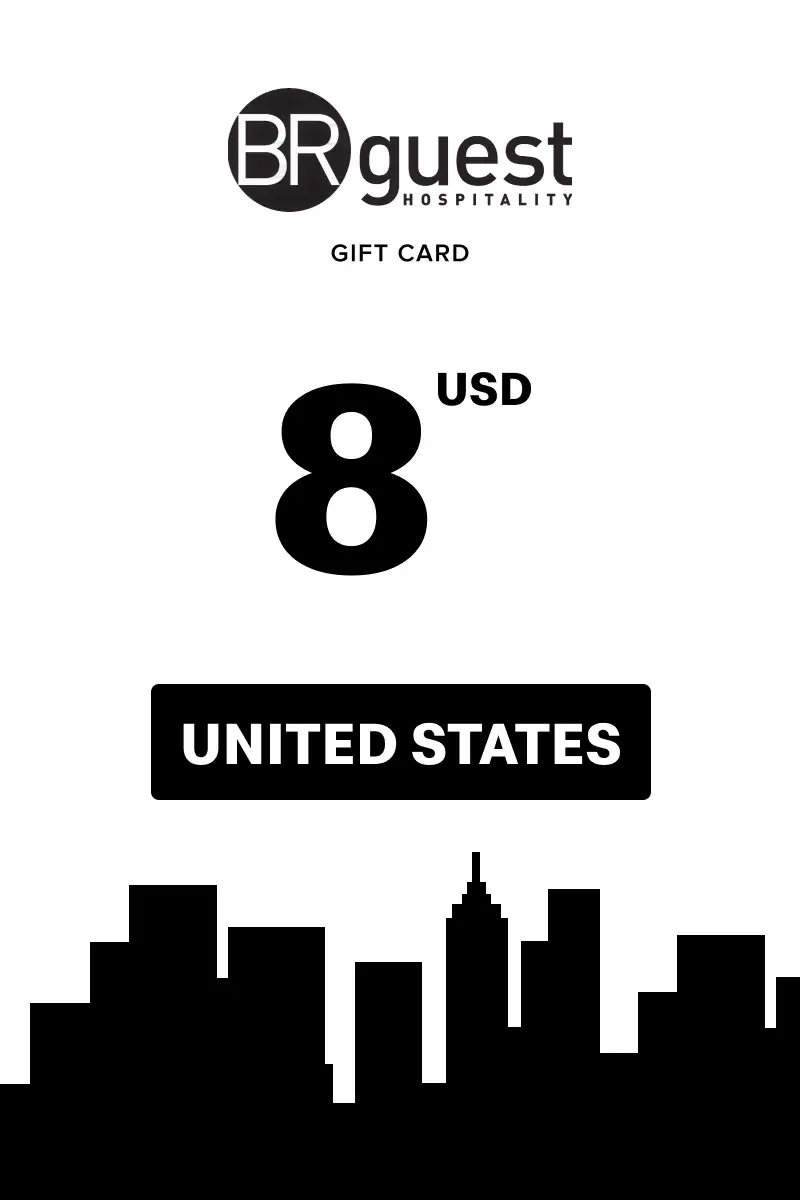 BR Guest Hospitality 8 USD Gift Card (United States) - Digital Key