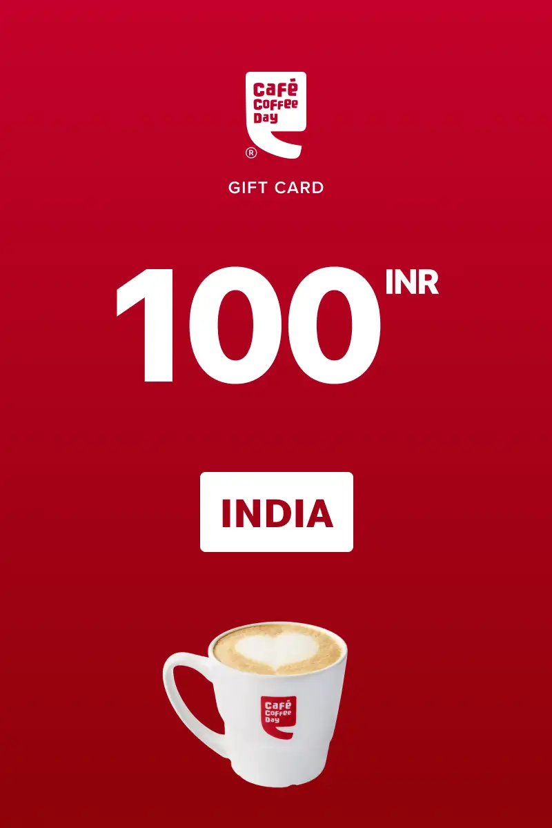 Cafe Coffee Day 100 INR Gift Card (India) - Digital Key