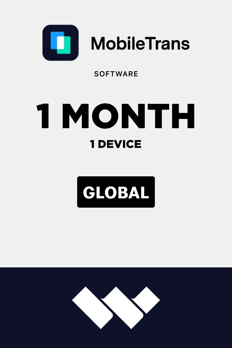 Wondershare MobileTrans (Global) (PC) 1 Device 1 Month - Digital Key