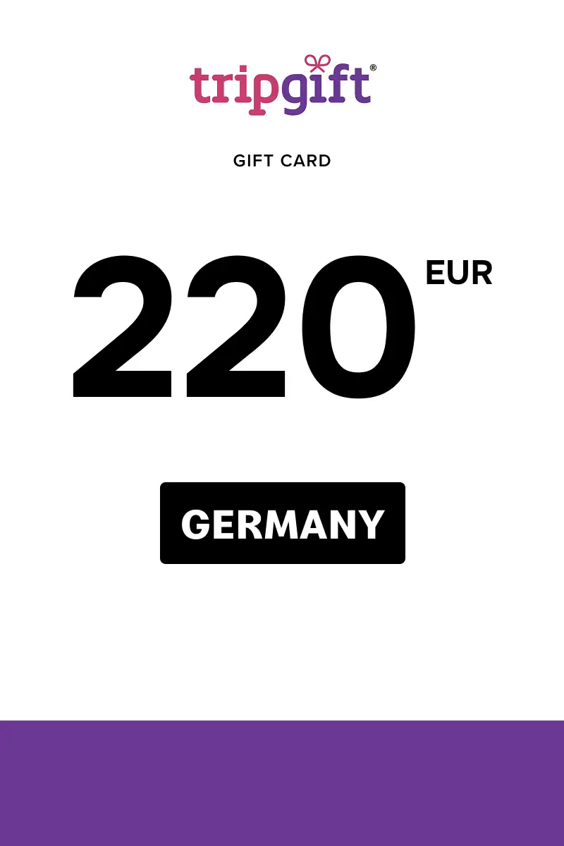 TripGift 220 EUR Gift Card (Germany) - Digital Key