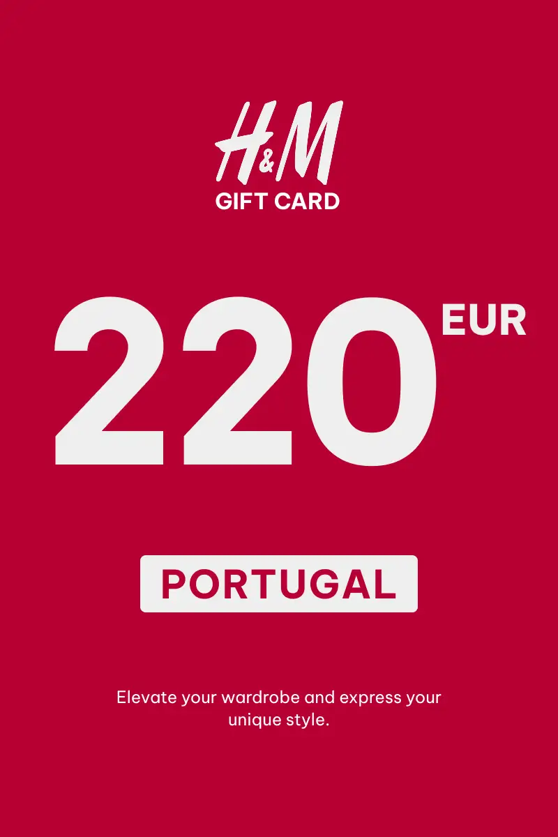 HandM 220 EUR Gift Card (Portugal) - Digital Key