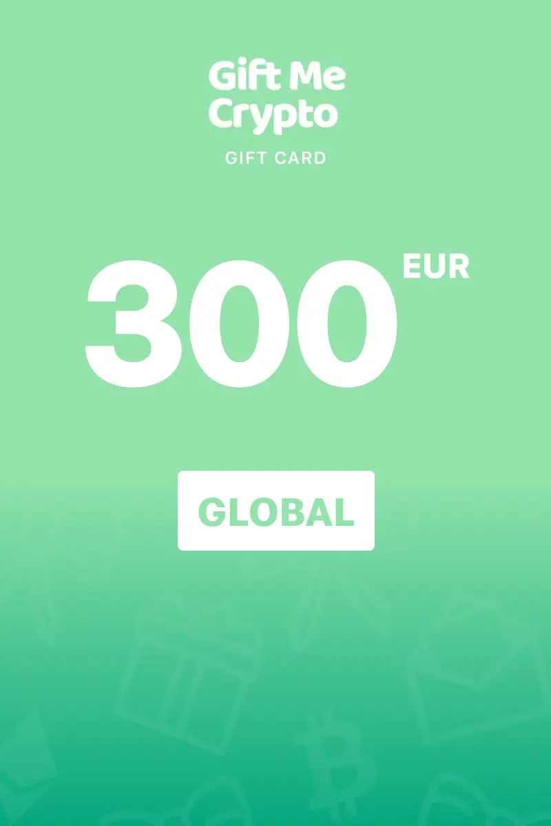 Gift Me Crypto (BTC) 300 EUR Gift Card (Global) - Digital Key