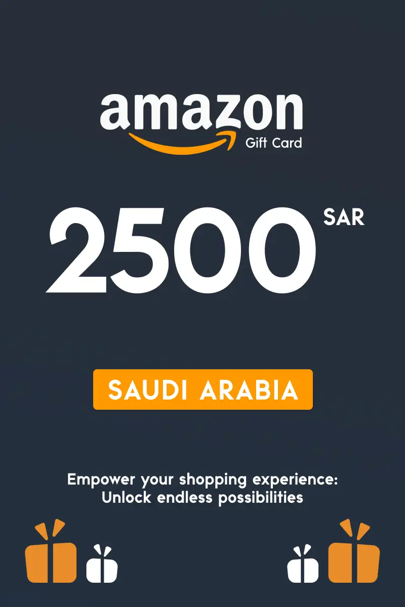Amazon 2500 SAR Gift Card (Saudi Arabia) - Digital Key