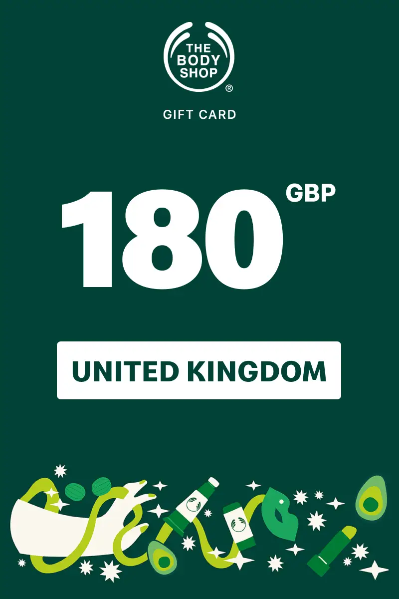 The Body Shop 180 GBP Gift Card (United Kingdom) - Digital Key