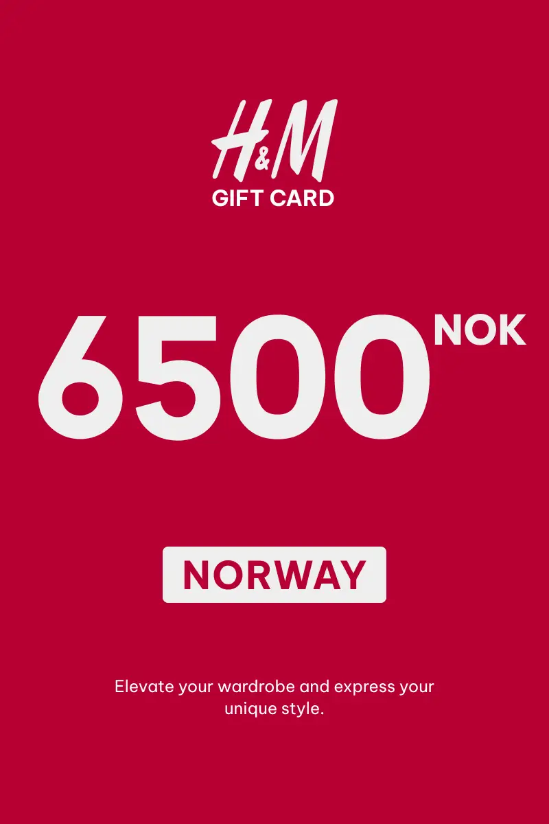 HandM 6500 NOK Gift Card (Norway) - Digital Key