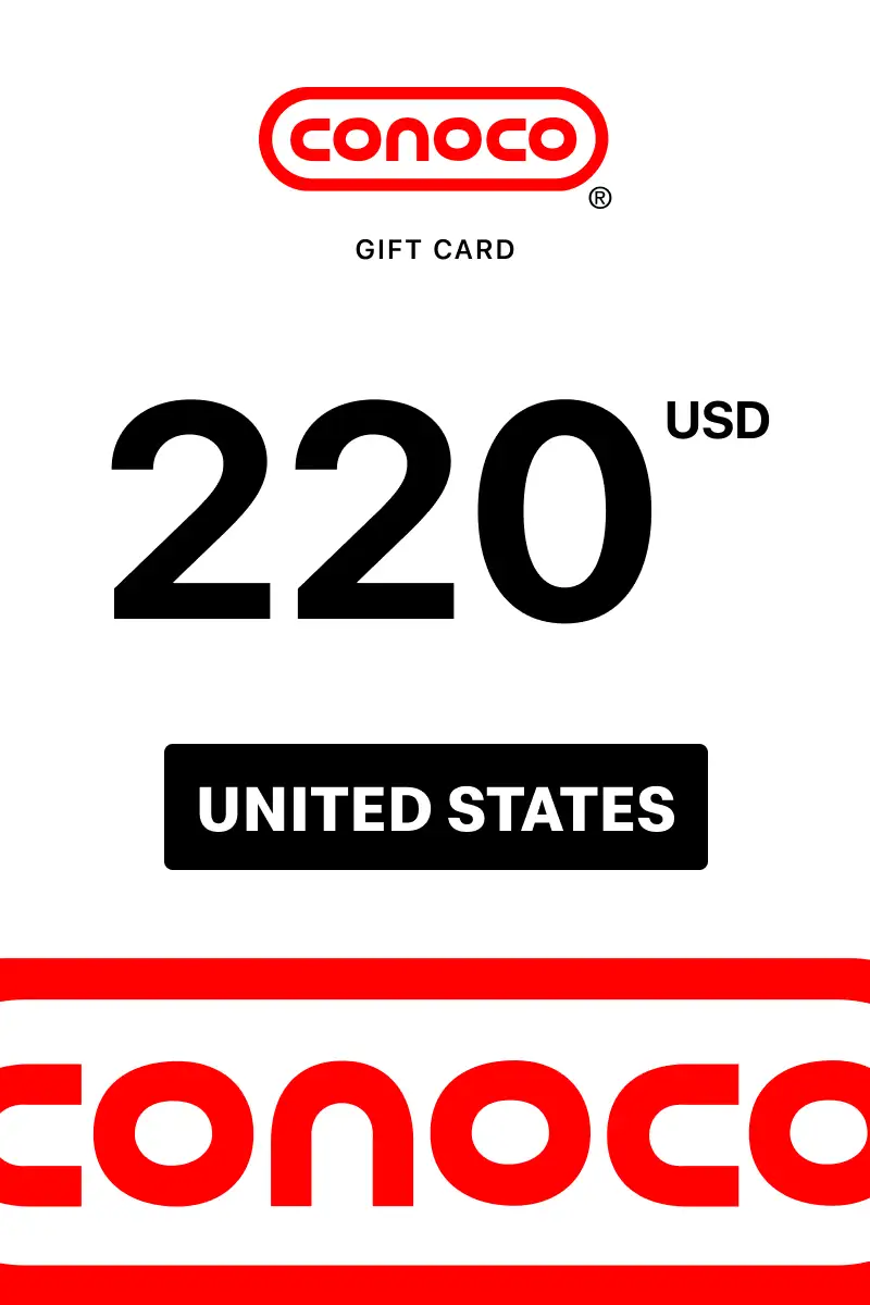 Conoco 220 USD Gift Card (United States) - Digital Key