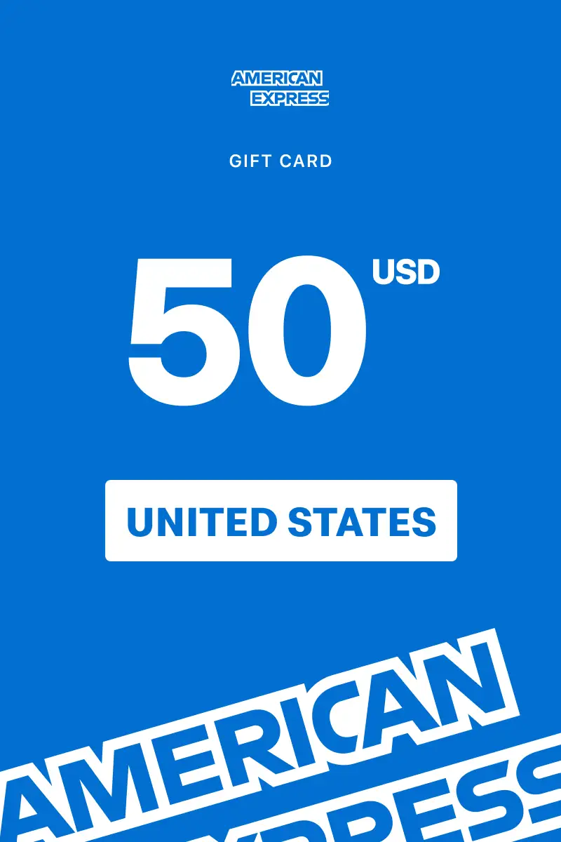 American Express 50 USD Gift Card (United States) - Digital Key