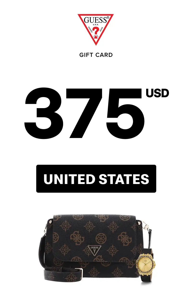 Guess 375 USD Gift Card (United States) - Digital Key