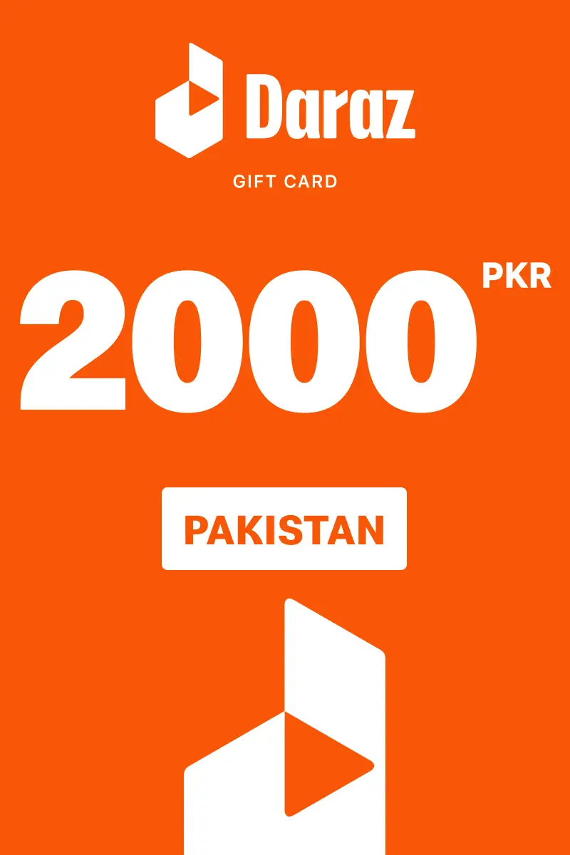 Daraz 2000 PKR Gift Card (Pakistan) - Digital Key