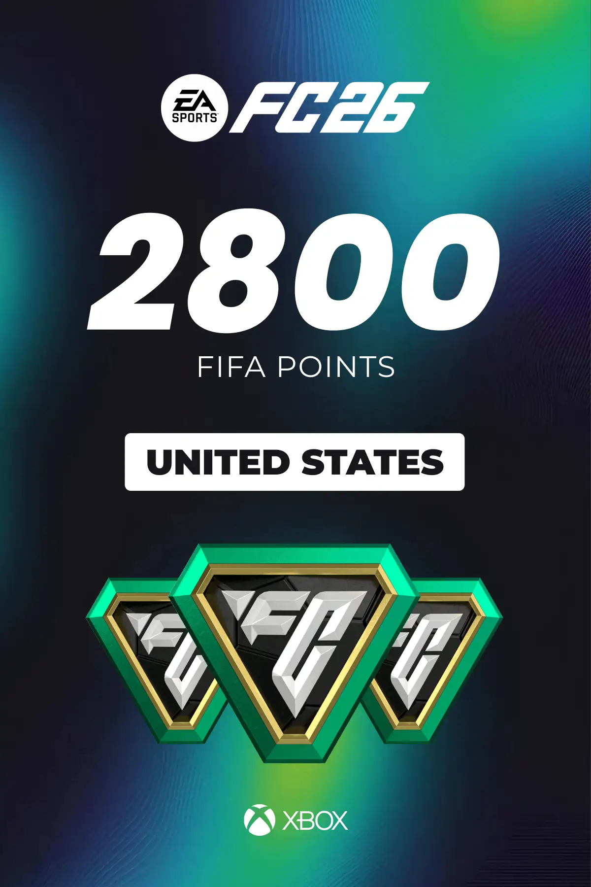 EA SPORTS FC 26 - 2800 FC Points (United States) (Xbox One / Xbox Series X|S) - Xbox Live - Digital Key