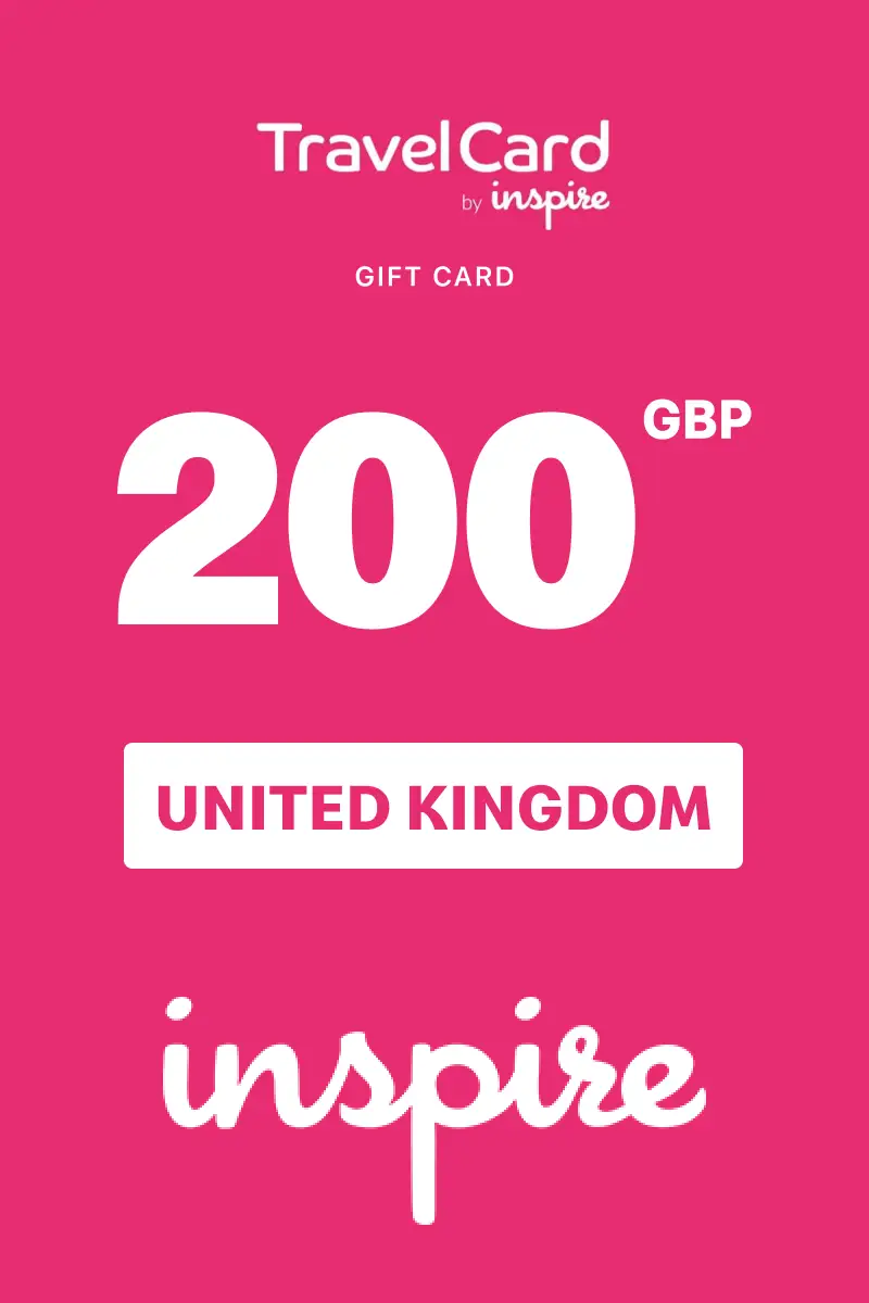 TravelCard by Inspire 200 GBP Gift Card (United Kingdom) - Digital Key