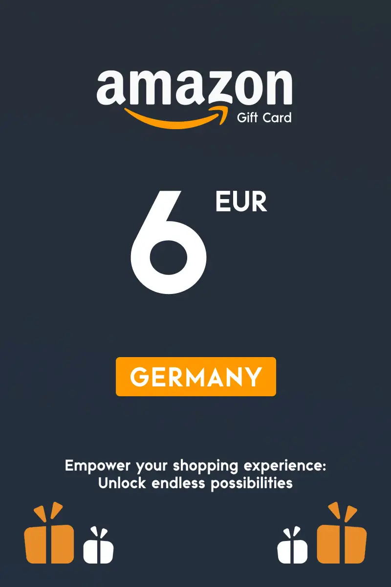 Amazon 6 EUR Gift Card (Germany) - Digital Key